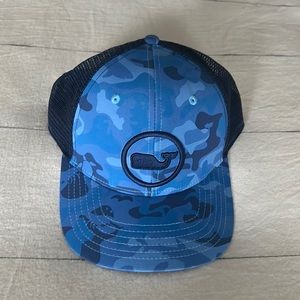 Vineyard Vines Blue Camo Trucker Hat